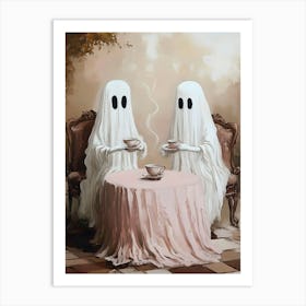 Ghosts At Tea 1 Art Print