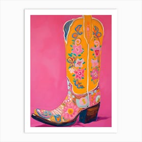 Cowboy Boot Art Print