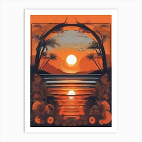 Sunset 6 Art Print