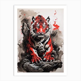 Tiger 5 Art Print