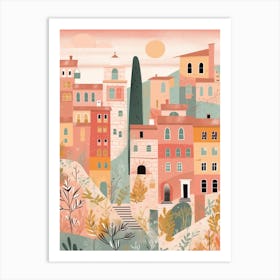 Perugia, Italy Illustration Art Print