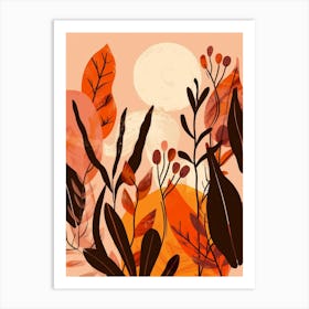 Autumn Background Art Print