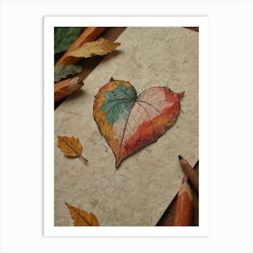 Heart Of Autumn 1 Art Print