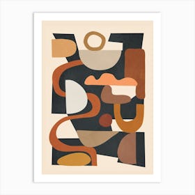 Modern Abstract Art 45 Art Print