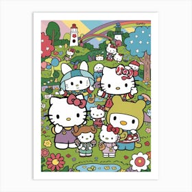 Hello Kitty 4 Art Print