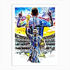 Lionel Messi Art Print