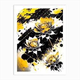 Yellow Roses Art Print