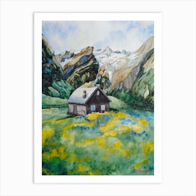 Mountain Landscape Art Print