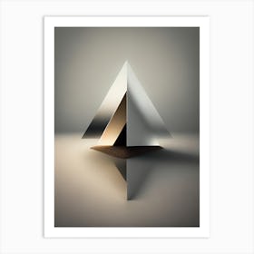 Pyramid - Pyramid Stock Videos & Royalty-Free Footage Art Print