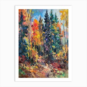 Fall In The Woods 1 Art Print