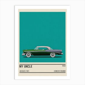 Mon Oncle Car Movie Art Print