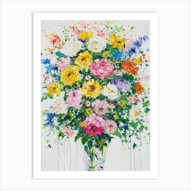 Flowers In A Vase 71 Art Print