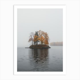 Island In The Mist Art Print