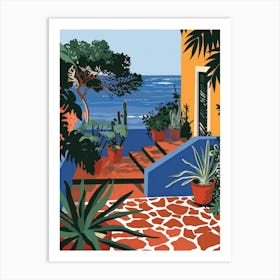 Garden By The Sea Art Print