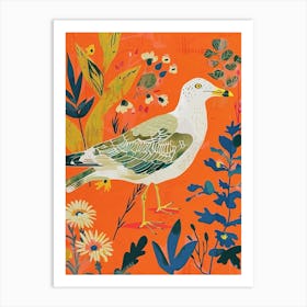 Spring Birds Seagull 5 Art Print