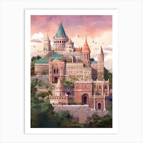 Buda Castle Budapest Hungary 2 Art Print