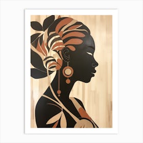 Silhouette Of A Woman 9 Art Print