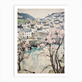 Polperro (Cornwall) Painting 4 Art Print