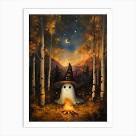 Ghost In The Woods 7 Art Print