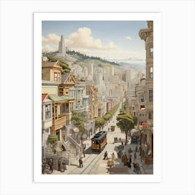 San Francisco Street 1 Art Print