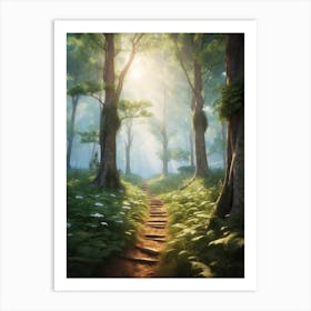 Path In The Forest Art Print