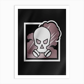 Smoke Rainbow Six Art Print