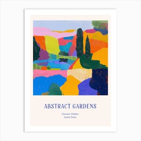 Colourful Gardens Descanso Gardens Usa 4 Blue Poster Art Print