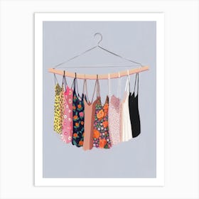 Collection Of Clothes 1 Art Print