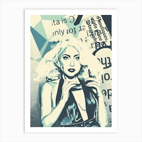 Lady Gaga 1 Art Print