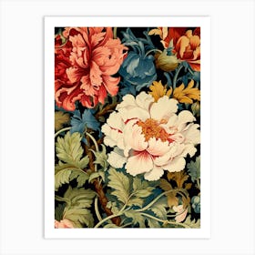 Floral Wallpaper 26 Art Print