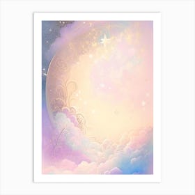 Celestial Gouache Space Art Print
