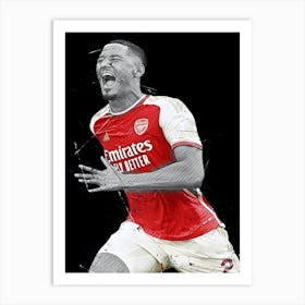 William Saliba Arsenal Art Print