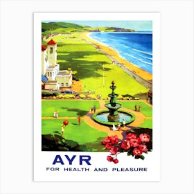 Ayr For Health And Pleasure Art Print