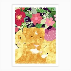 A Sincere Promise I Made To Myself, To Be Your Lioness When Things Are Messed Art Print