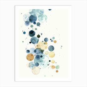 Watercolor Splatters 14 Art Print