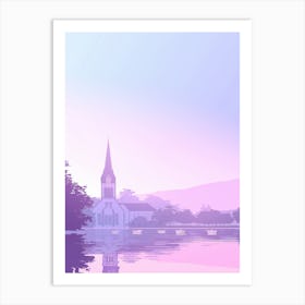 Church On The Lake Art Print