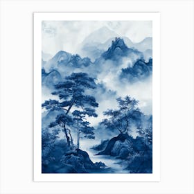 Fantastic Chinese Landscape 21 Art Print