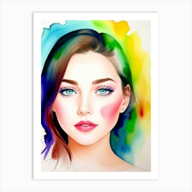 Portrait Of A Woman 4 Art Print