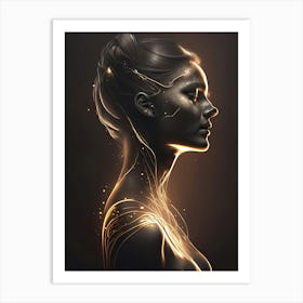 Portrait of Light 01 Art Print