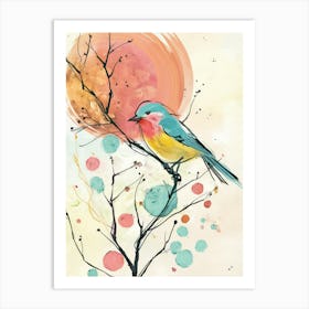 Bird On A Branch Art Print