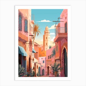 Marrakech Morocco 6 Illustration Art Print