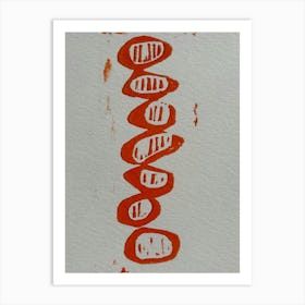 Dna Strands Art Print