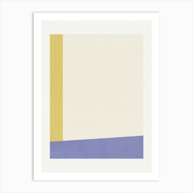 ABSTRACT MINIMALIST GEOMETRY - BY01 Art Print