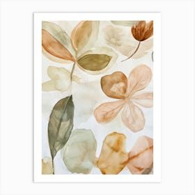 Earthy Bloom No 4 Art Print