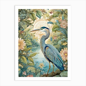 Blue Heron 2 Art Print