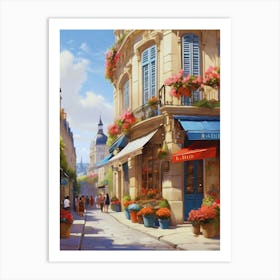 Paris Street 1 Art Print