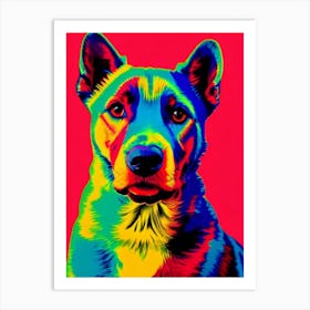 Norwegian Lundehund Andy Warhol Style Dog Art Print