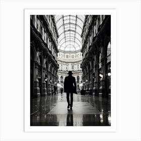 Milan, Italy,  Black And White Analogue Photography  3 Art Print