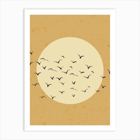 Flock Of Birds Art Print