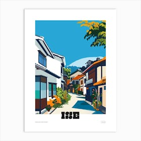 Ise Japan 5 Colourful Travel Poster Art Print